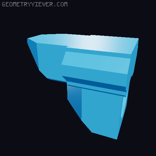 "Push Rod" Nerf Flywheel Blaster 3D model thumbnail