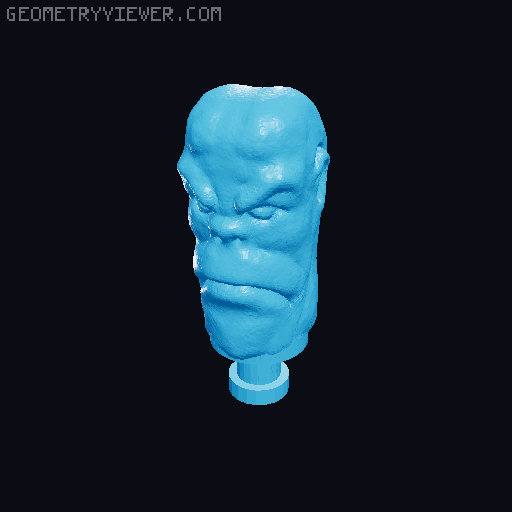 Morn figure head- Star Trek DS9 3D model thumbnail
