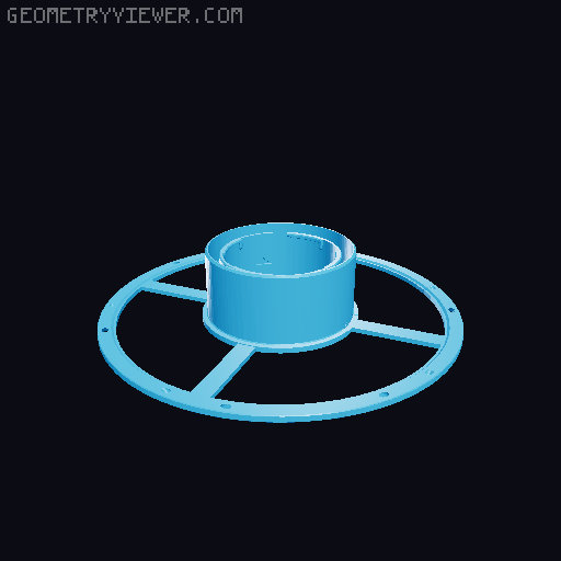 Faster Print Bambu Labs Reusable Spool 3D model thumbnail