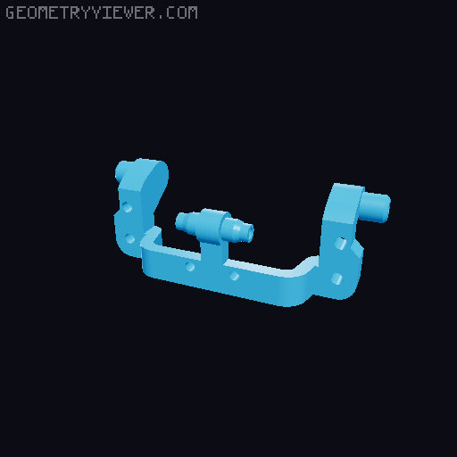 1:16 Truck/Crawler Flexible Rolling Chassis 3D model thumbnail