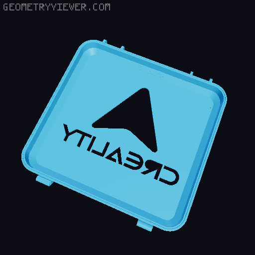 Creality New Logo Box 3D model thumbnail