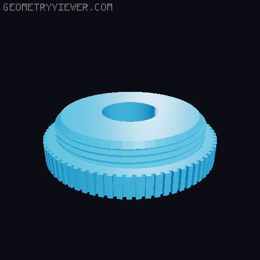 Circular Sock Knitting Machine - European simplifications 3D model thumbnail
