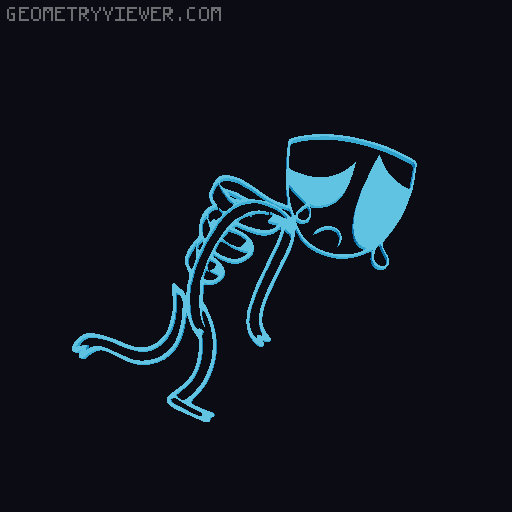 Gangle (Credits) Digital Circus 3MF Magnet 3D model thumbnail