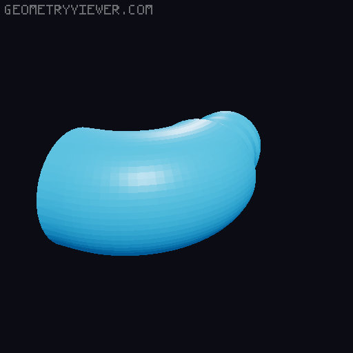 Bulkhead Fitting (Ø10 mm Hole / Tube OD 10 mm) 3D model thumbnail