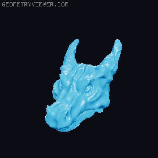 HP Robot Otto with a Dragons head Incorporated 3D model thumbnail