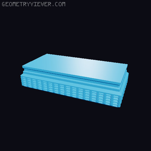 Prismatic Vase Mode Silica Gel Container. Super fast print 3D model thumbnail