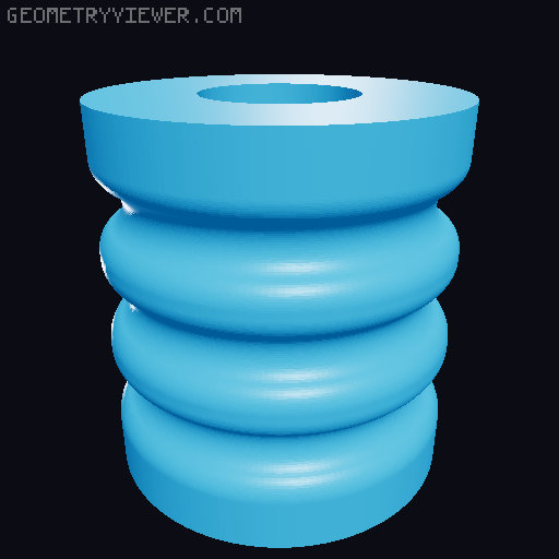 Lanyard Beads (25 types) 3D model thumbnail