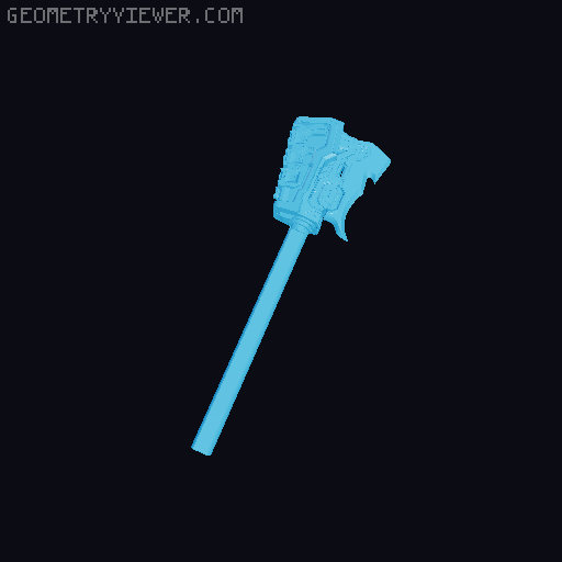 Dummy 13 Gravity Hammer from halo 3D model thumbnail