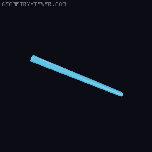 Hermione Granger's Wand Pen 3D model thumbnail