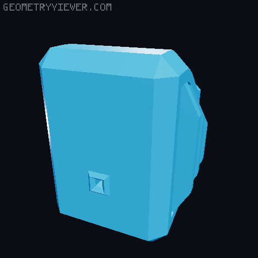Dummy 13 Battery backpack 3D model thumbnail