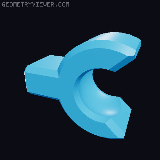 A13 - Back Addons 3D model thumbnail