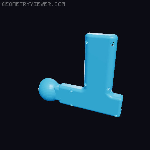 Massage Gun 3D model thumbnail