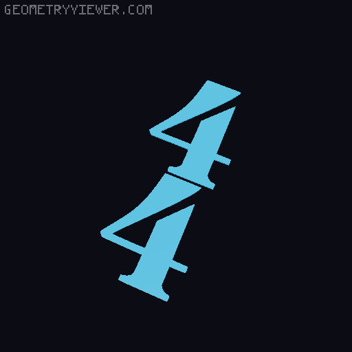 Music notes and symbols 3D model thumbnail