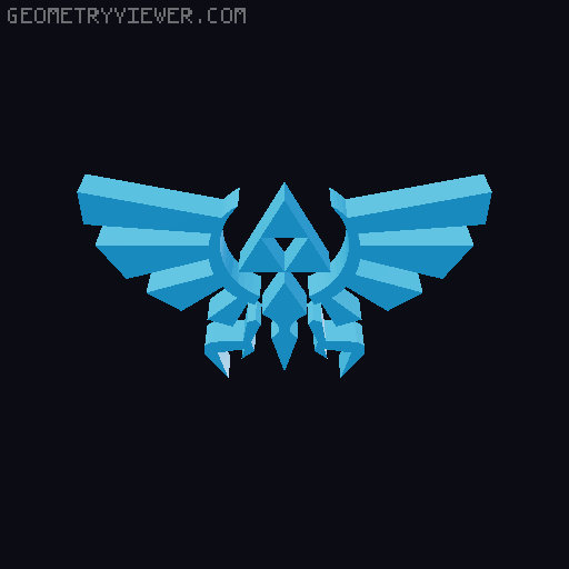 Zelda BOTW - Master Sword Base for Full Size Blade 3D model thumbnail