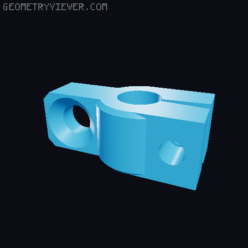 Air-buffer for Prusa Enclosure V2 - MMU3 3D model thumbnail