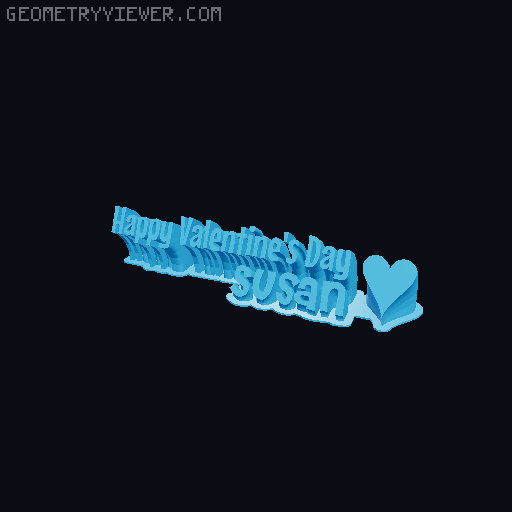 Happy Valentines Day... 3D model thumbnail