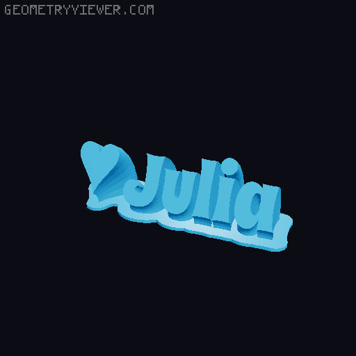 Valentine sculpture 3D model thumbnail