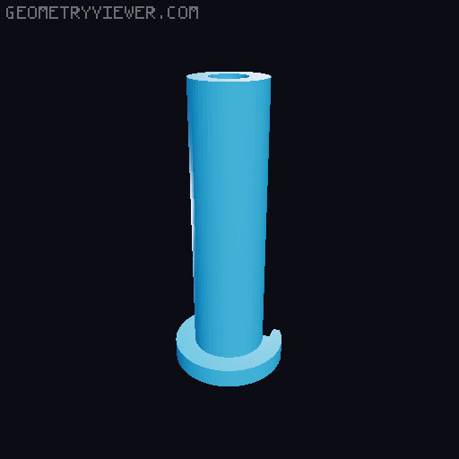 Powder Check Die 3D model thumbnail
