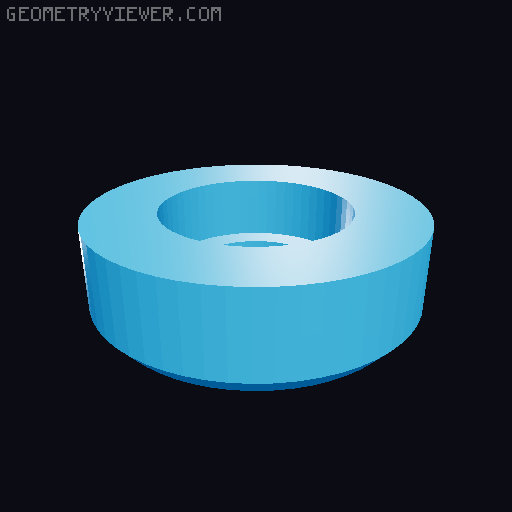 Absorb Bit Beyblade X 3D Printed Bit 3D model thumbnail