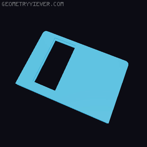 3.5" Flopping Disk (Highly Detailed) 3D model thumbnail