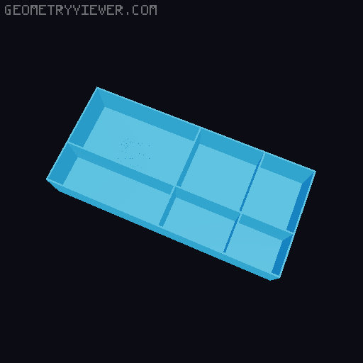Inferno -  Boardgame Organizer 3D model thumbnail