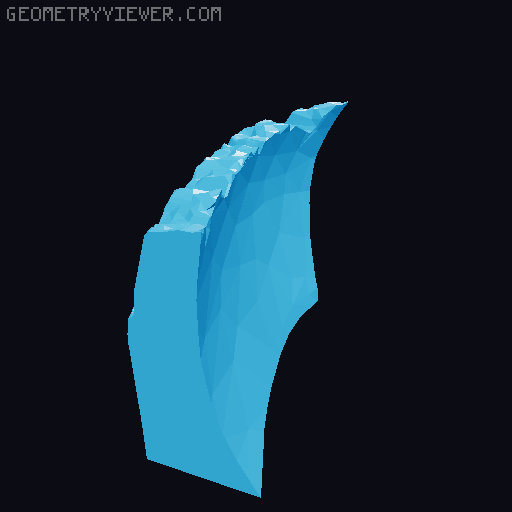 Skull candy bowl XXXXL 3D model thumbnail
