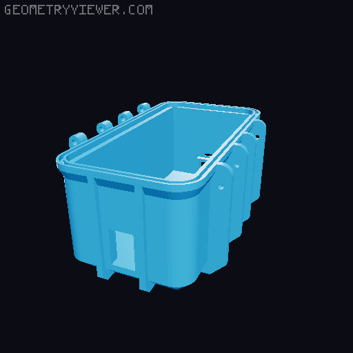Flipper Zero Recharge Case 3D model thumbnail