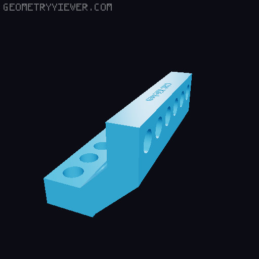 Hole Size Test for Heat-Set Inserts 3D model thumbnail