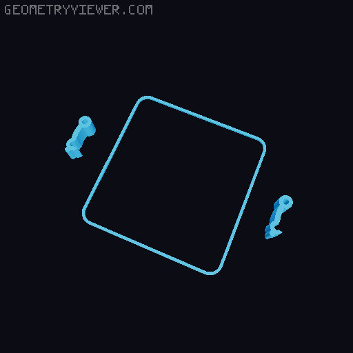 Gameboy Advance SP - Rugged Case 3D model thumbnail