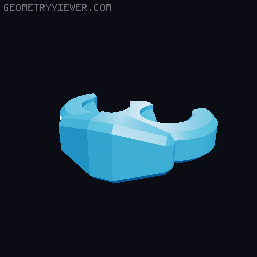 Dummy 13 blank body 3D model thumbnail