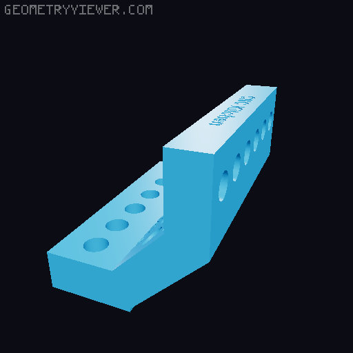 Hole Size Test for Heat-Set Inserts 3D model thumbnail
