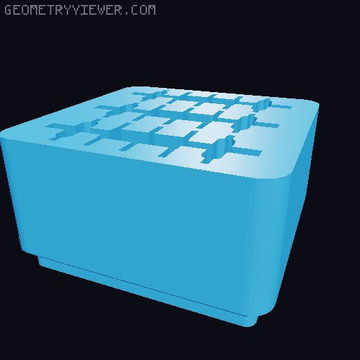Gridfinity OpenSCAD USB and SD Card Holder 3D model thumbnail