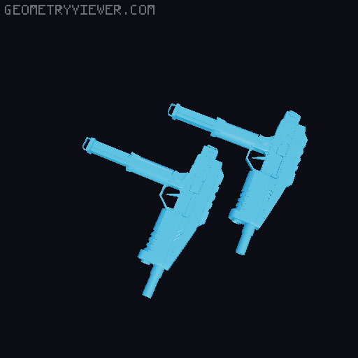 Dummy 13 Fortnite Weapons Pack #4: "dang spammers" 3D model thumbnail