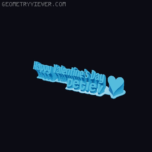 Happy Valentines Day... 3D model thumbnail