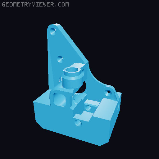 [FBG6 × BMG × Nema-14] feeder for stock head 3D model thumbnail