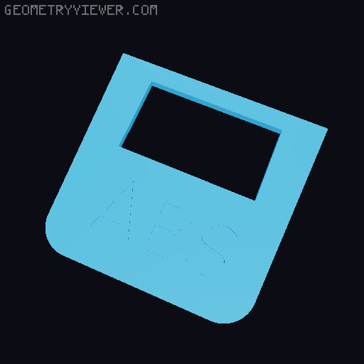 Hygrometer Holder for DIY Drybox 3D model thumbnail