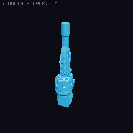 Dummy 13 - Blaster Arms Overhaul 3D model thumbnail