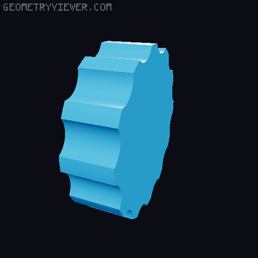 Universal  Suport for LED reflector 3D model thumbnail