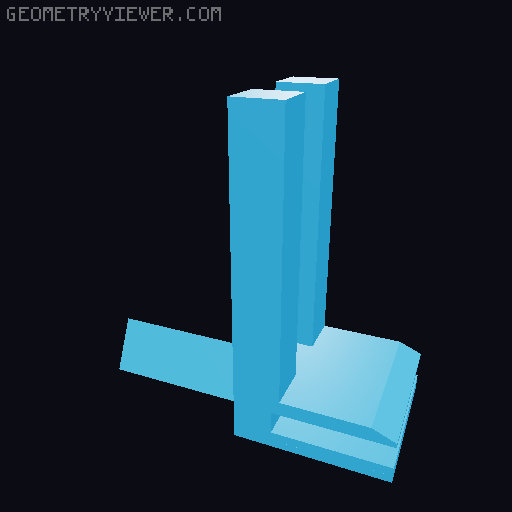 KitchenAid Refrigerator Shelf Gizmos 3D model thumbnail