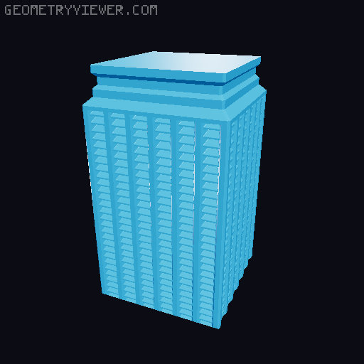 Prismatic Vase Mode Silica Gel Container. Super fast print 3D model thumbnail
