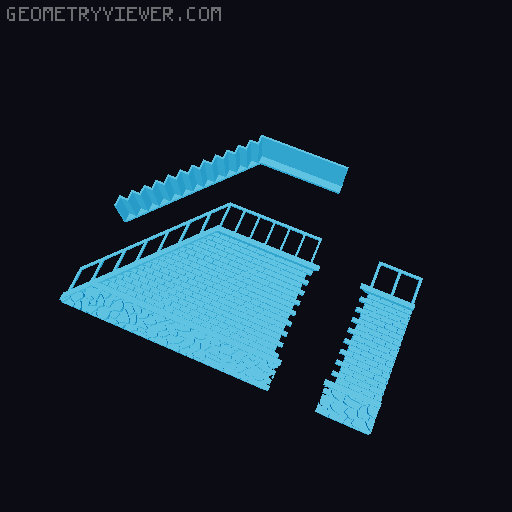 CONTROL TOWER 1:87 HO SCALE 3D model thumbnail