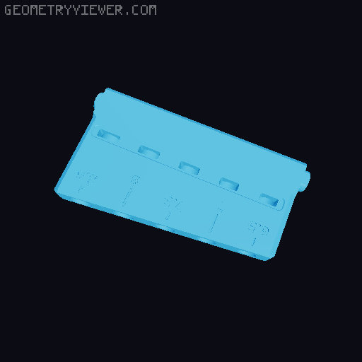 Drill Organizer Box 3D model thumbnail