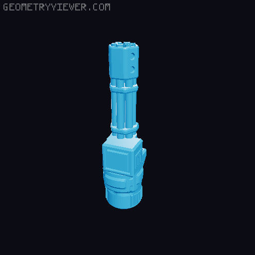 Dummy 13 - Blaster Arms Overhaul 3D model thumbnail