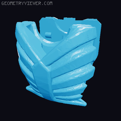Zombie 13 3D model thumbnail