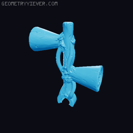 Siren Head meets Dummy 13 3D model thumbnail