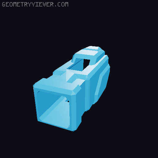 Dummy 13 redisgned arm armor parts V1 3D model thumbnail