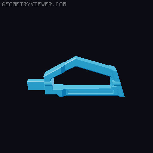 D13  Modular Gun   (Series first) 3D model thumbnail
