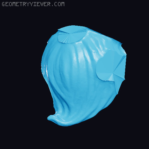Fall Gnome Statue 3D model thumbnail