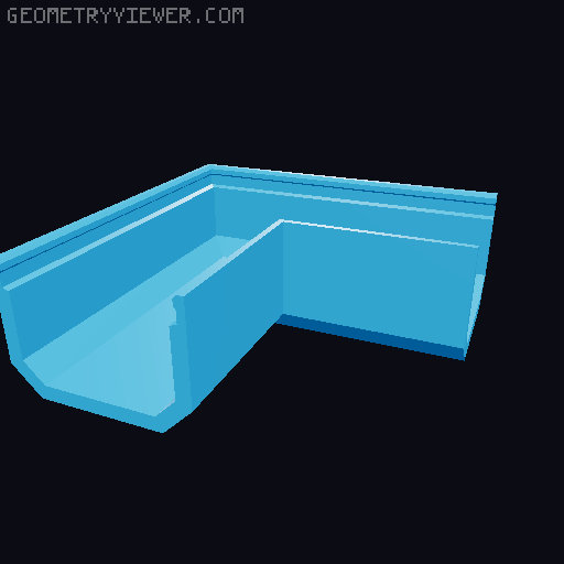 Underware Channel Tops (I, L, C, T, X) - Extra height + Parametric models 3D model thumbnail