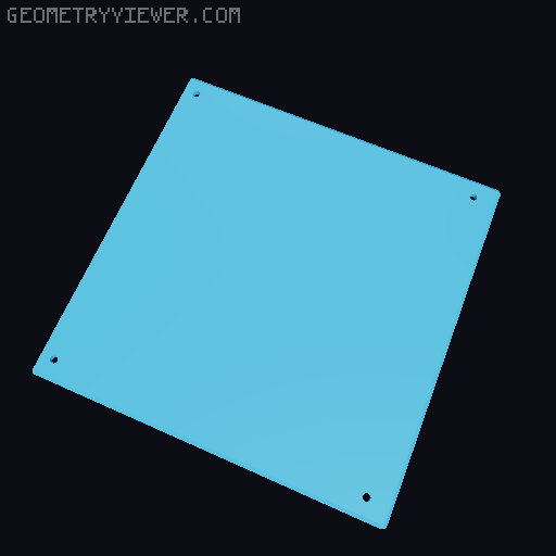 Jonsbo N6 Air Vent Blockers 3D model thumbnail